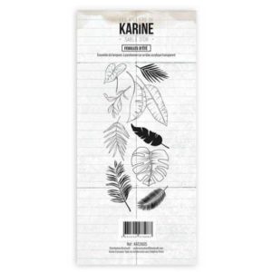 Tampon transparent Feuilles d'été - Les ateliers de Karine