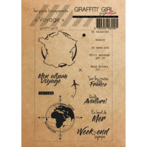 tampons transparents voyage - Graffiti Girl