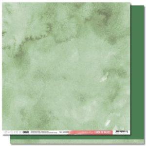 Papier back-to-basics vert feuillage - jardin d'hiver 9 - Les Ateliers de Karine - Scrap d Enhaut