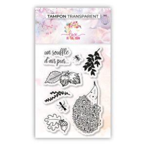 Tampon transparent Un souffle d'air pur - Love in the moon - Scrap d'Enhaut