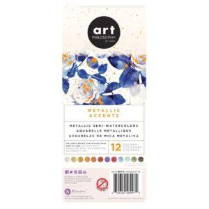Watercolor Metallic Accents - art philosophy