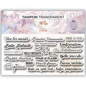 Tampons clear Carterie 2 - Love in the moon- Scrap d'Enhaut