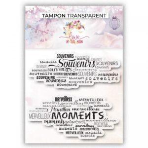 Tampon souvenirs et moments - Love in the moon - Scrap d'Enhaut