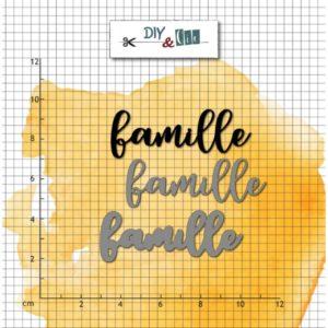 Dies et tampons Famille - DIY and Cie - Scrap d'Enhaut
