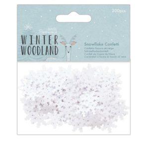 Confettis flocons de neige - Scrap d'Enhaut