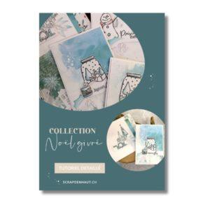 Tutoriel collection cartes Noël Givré - scrap d'Enhaut