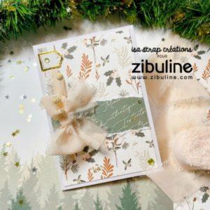 Ruban mousseline - Biscuit carte - Zibuline - Scrap d'Enhaut