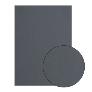 Cardstock texture toile A4 - Anthracite - Scrap d'Enhaut