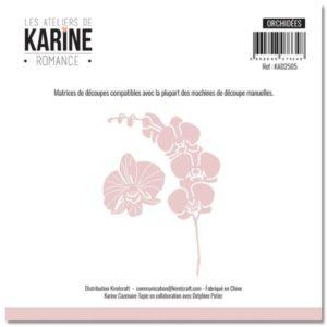 Matrice de découpe Orchidées - Les ateliers de Karine - Scrap d'Enhaut