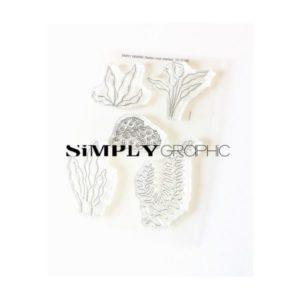 Tampons Plantes sous-marines - Simply Graphic - Scrap d'Enhaut