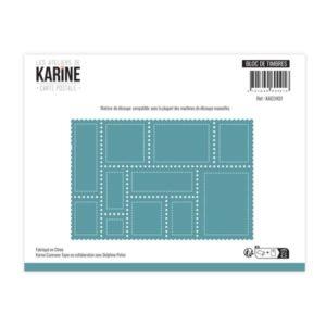 Die Bloc de timbres - Les Ateliers de Karine - Scrap d'Enhaut