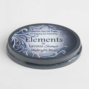 Encreur Dye Ink Elements - Midnight Blue - Lavinia Stamps - Scrap d'Enhaut
