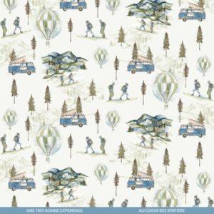 Papier Oxygène 06 - V - Lorelai Design - Scrap d'Enhaut