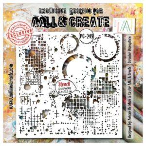 Pochoir Circular Disruption – Aall & Create #249 - Scrap d'Enhaut