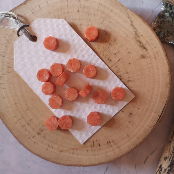 Pastilles de cire à cacheter Pêche - DIY & Cie - Scrap d'Enhaut