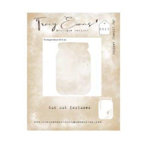 Pochoir Jar - Tracy Evans - Scrap d'Enhaut