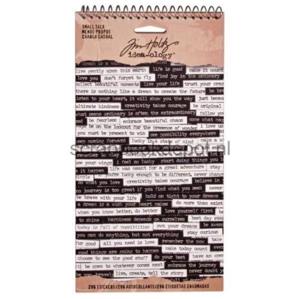 Autocollants 'Petits Mots' en anglais - Tim Holz - Scrap d'Enhaut