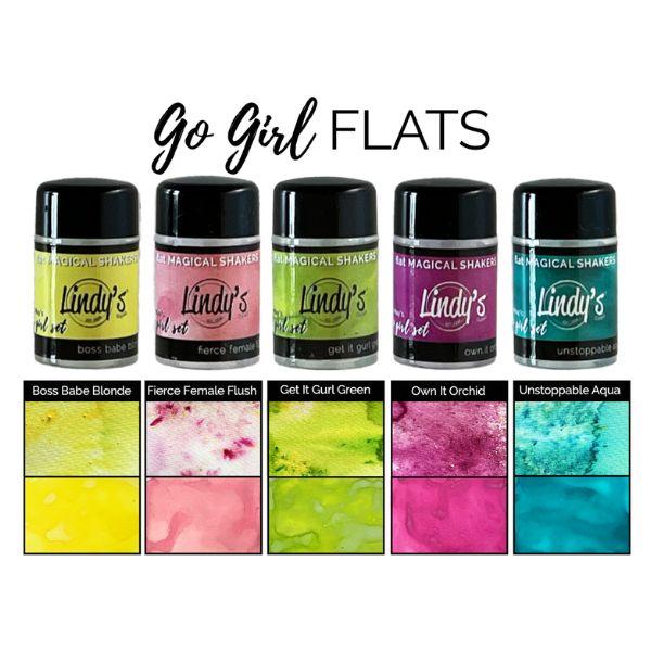 Go Girl Flats Magical Shaker Set - Lindy's Gang - Scrap d'Enhaut