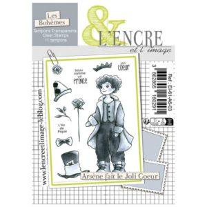 Tampons Arsène fait le joli coeur - L'Encre et l'Image - Scrap d'Enhaut