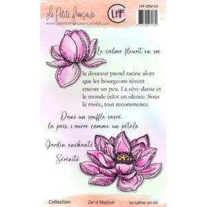 Tampons Le Calme en Soi - La Petite Française - Scrap d'Enhaut