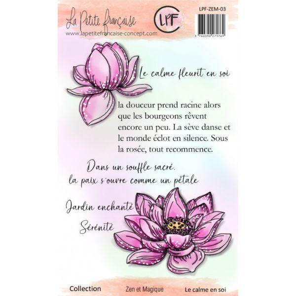 Tampons Le Calme en Soi - La Petite Française - Scrap d'Enhaut