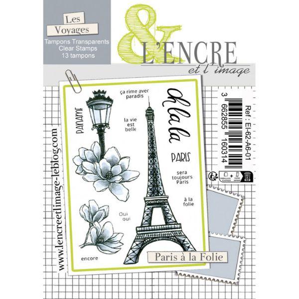 Tampons Paris à la Folie - L'Encre et l'Image - Scrap d'Enhaut