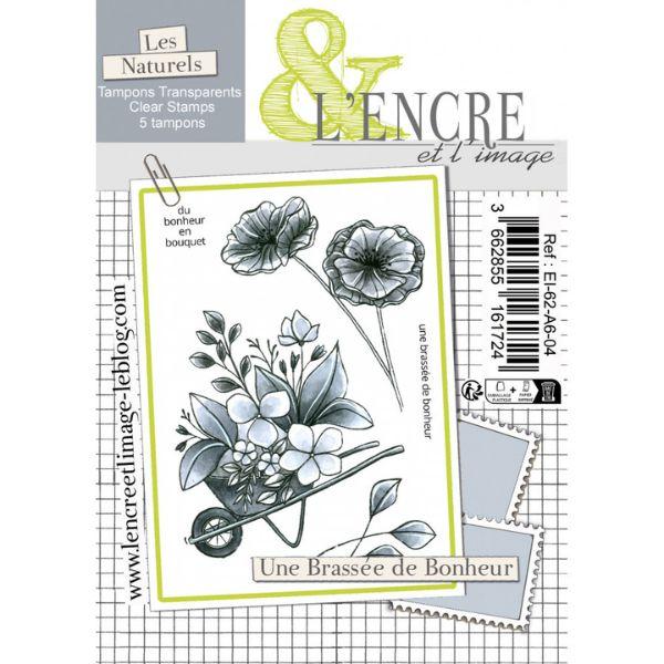 Tampons Une brassée de bonheur - L'Encre et l'Image - Scrap d'Enhaut