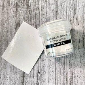 Poudre à embosser White 1 - Ranger - Scrap d'Enhaut