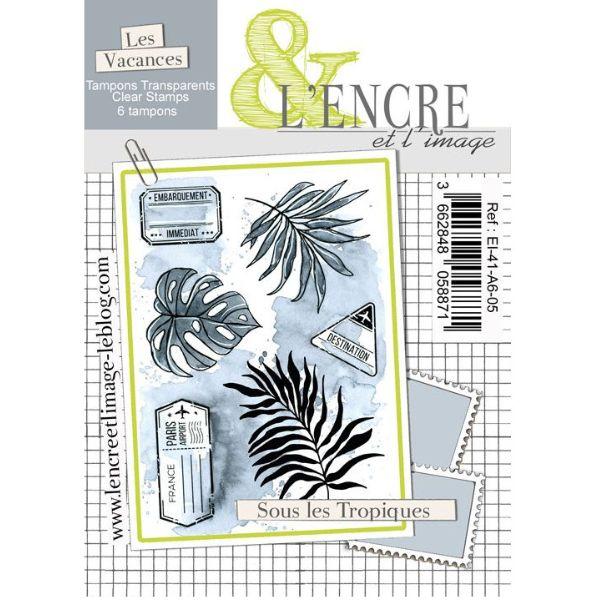Tampons Sous les Tropiques - L'Encre et l'Image - Scrap d'Enhaut